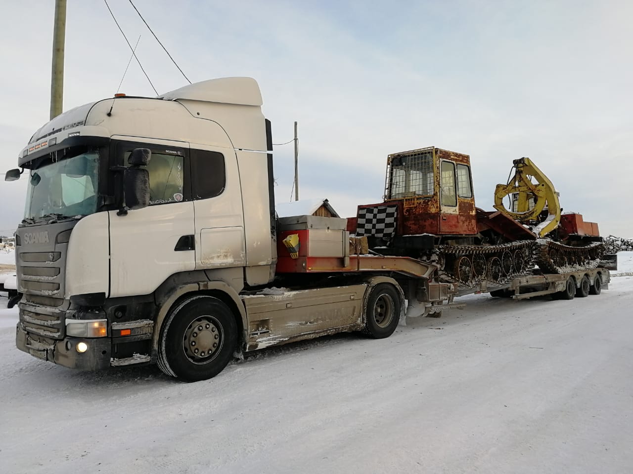 Перевозка Трелевочный трактор ТТ-4